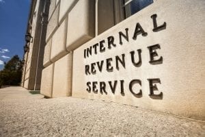 Internal Revenue Service, or IRS, federal building Washington DC USA